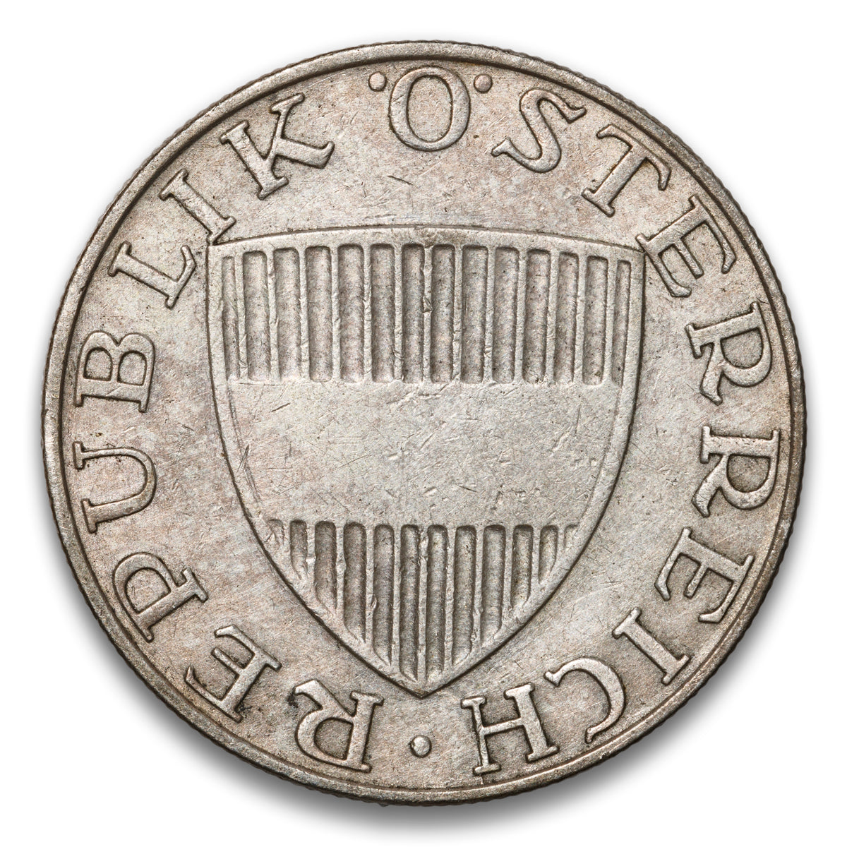 Austria Silver 10 Schilling 1957