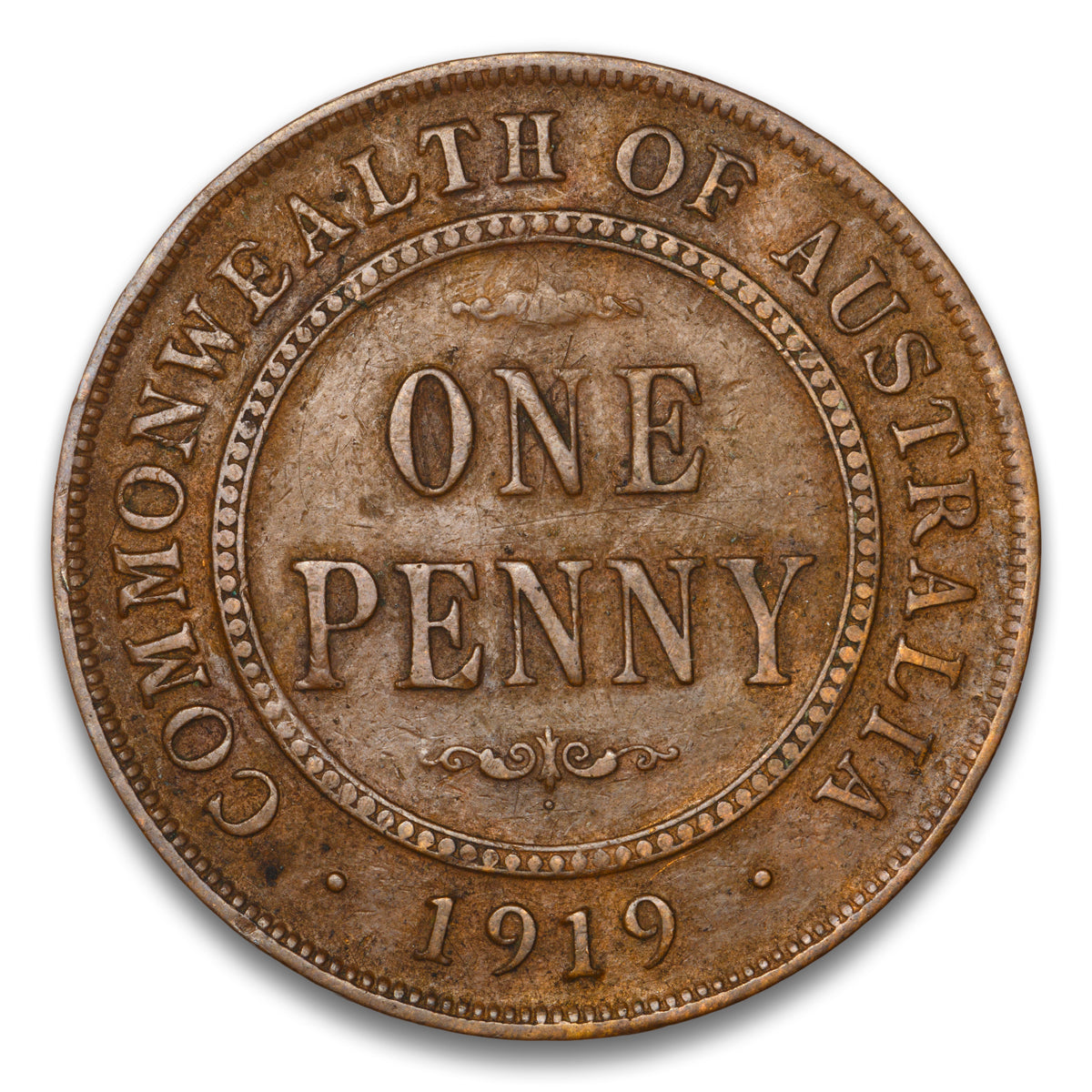 Australia Base 1 Penny 1919