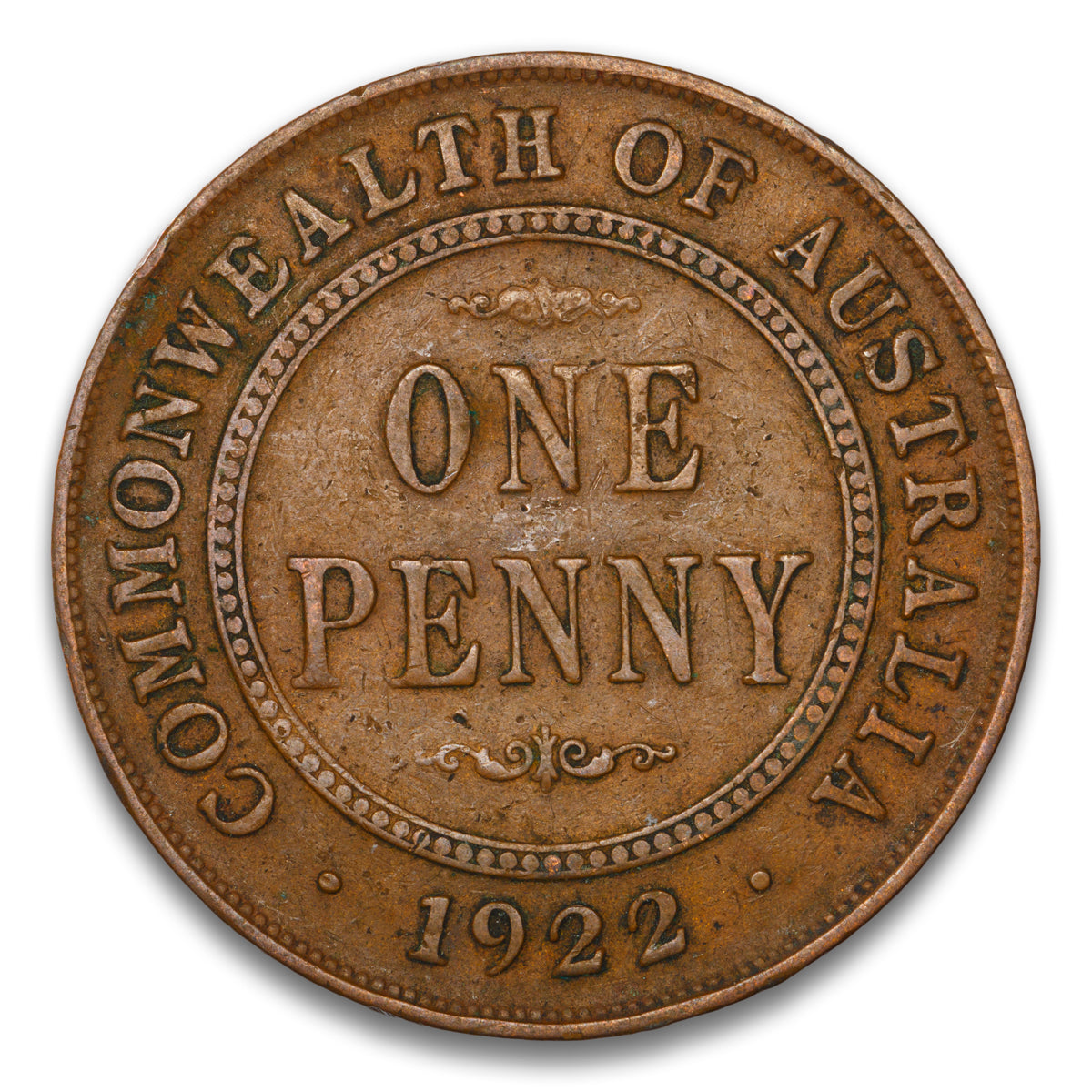 Australia Base 1 Penny 1922