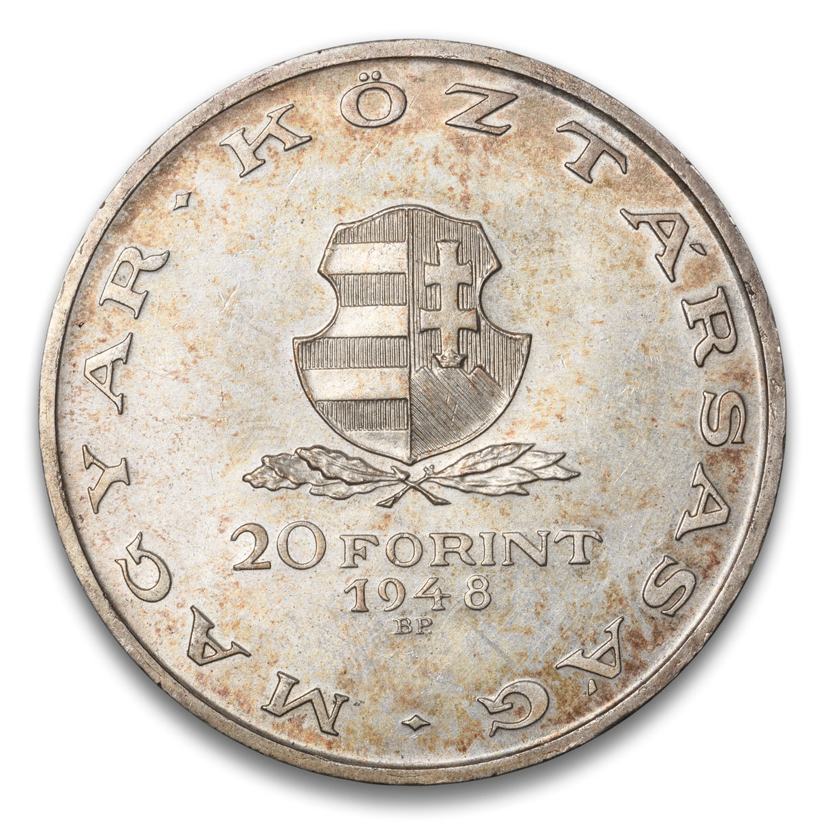 Hungary Silver 20 Forint 1948