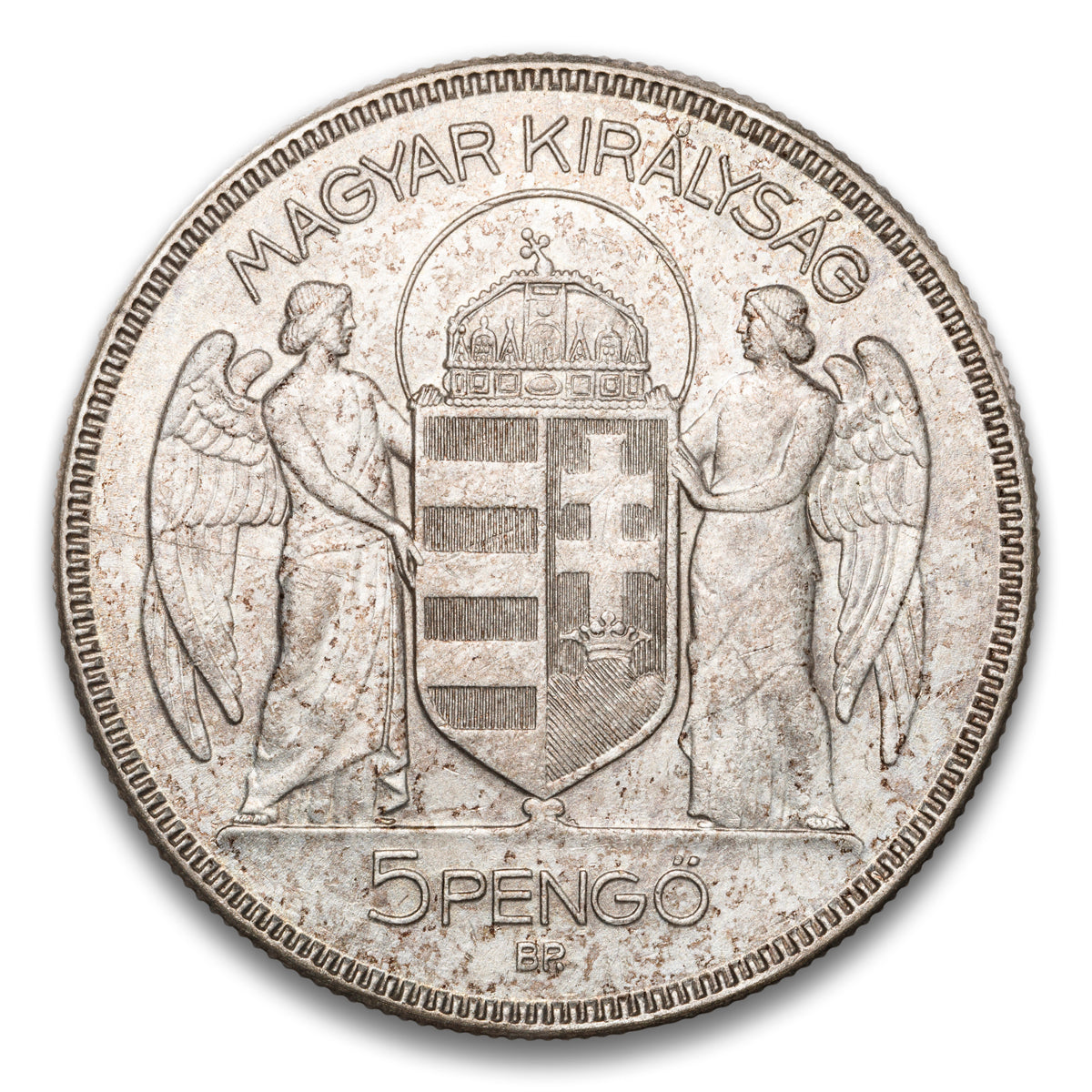 Hungary Silver 5 Pengo 1930 BP