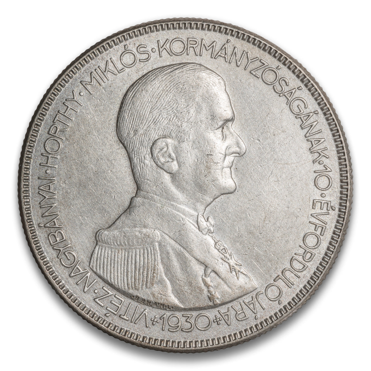 Hungary Silver 5 Pengo 1930 BP