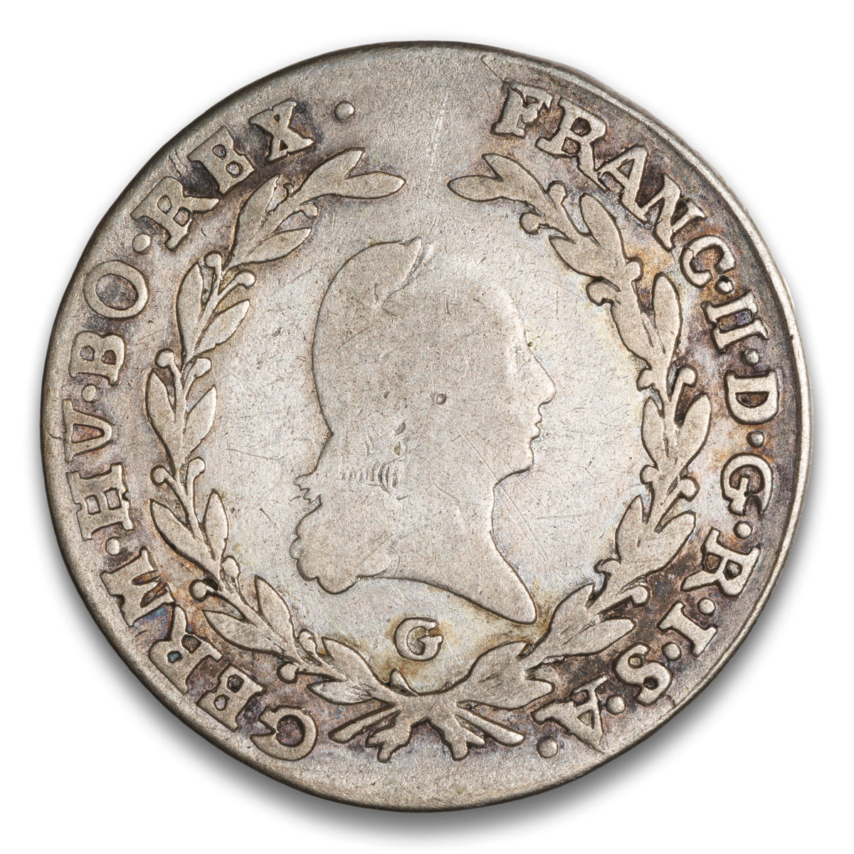 Austria Silver 20 Kreuzer 1797 G