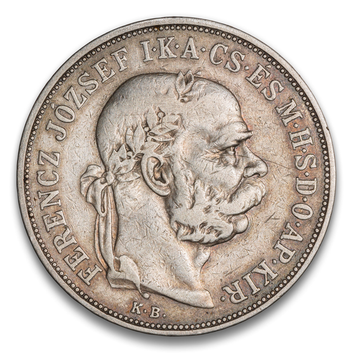 Hungary Silver 5 Korona 1900 KB