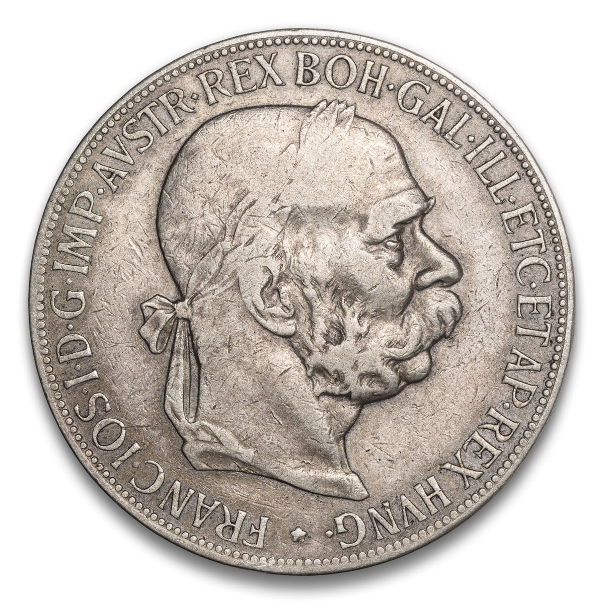 Austria Silver 5 Corona 1900