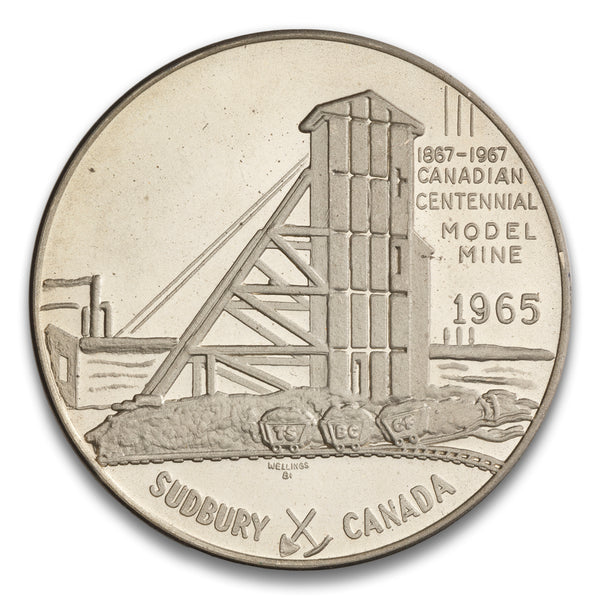 Model Mine - NS Canada Centennial Numismatic Park - Sudbury, ON Base m