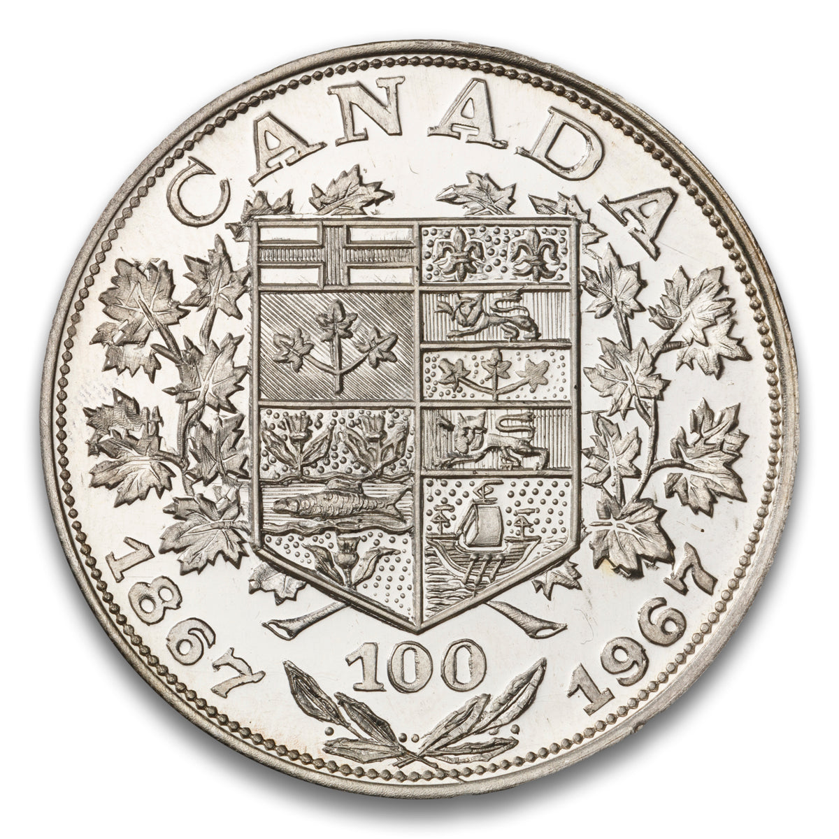 McTavish Medal Co Canada Centennial Silver medal 1867-1967