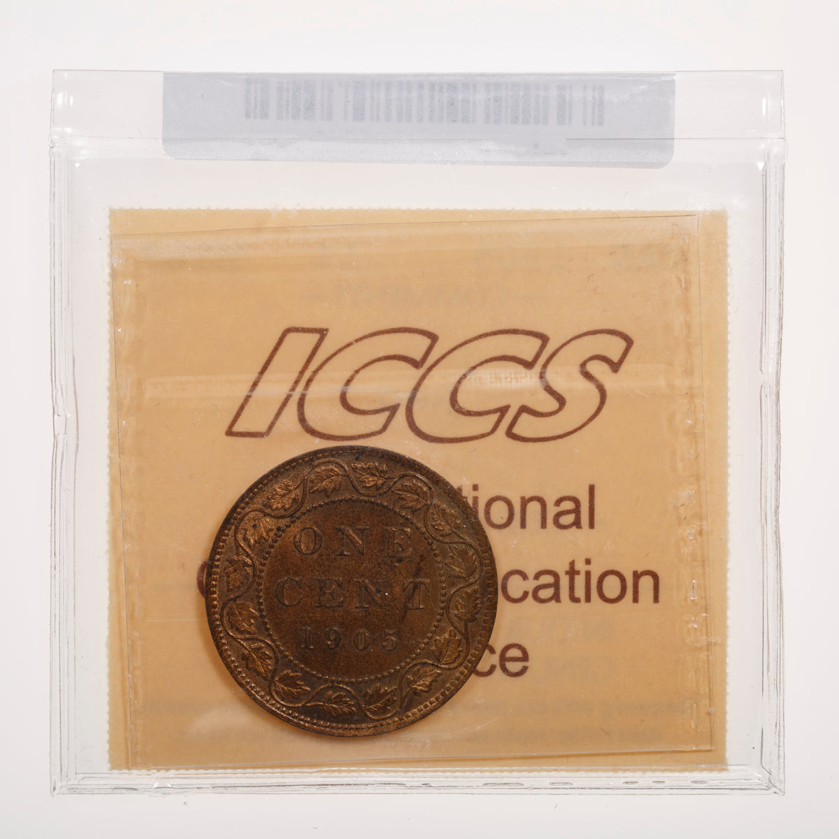 1 Cent 1905 Red ICCS MS-63