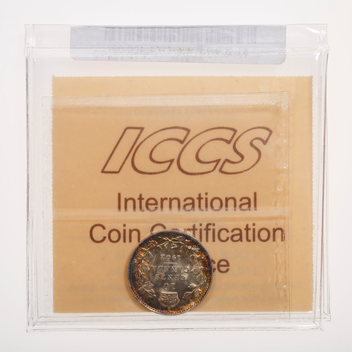 10 Cent 1902H ICCS MS-65