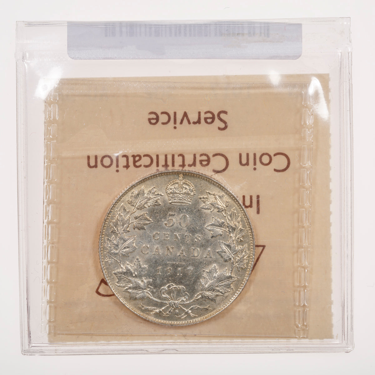 50 Cent 1917 ICCS AU-58