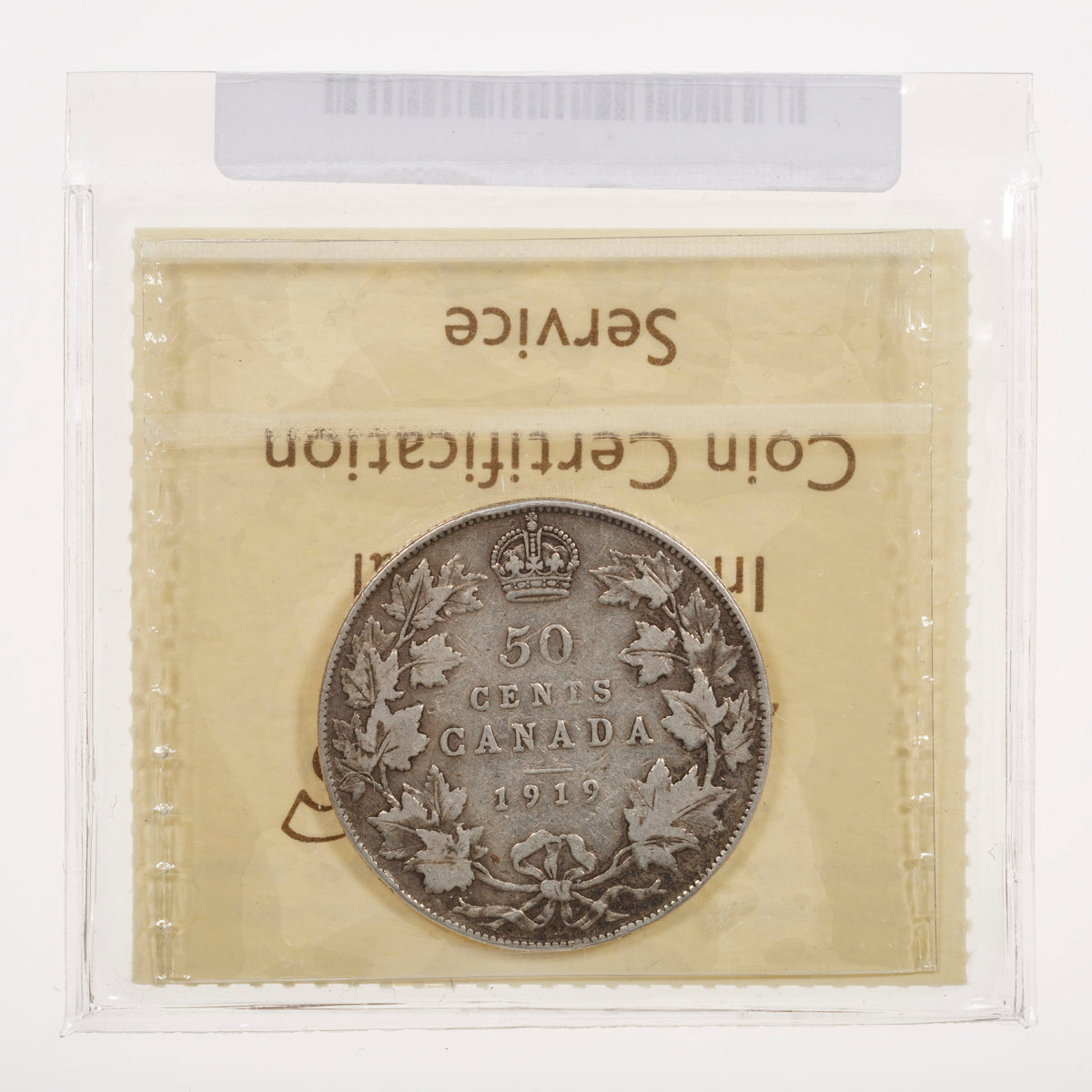 50 Cent 1919 ICCS VG-8