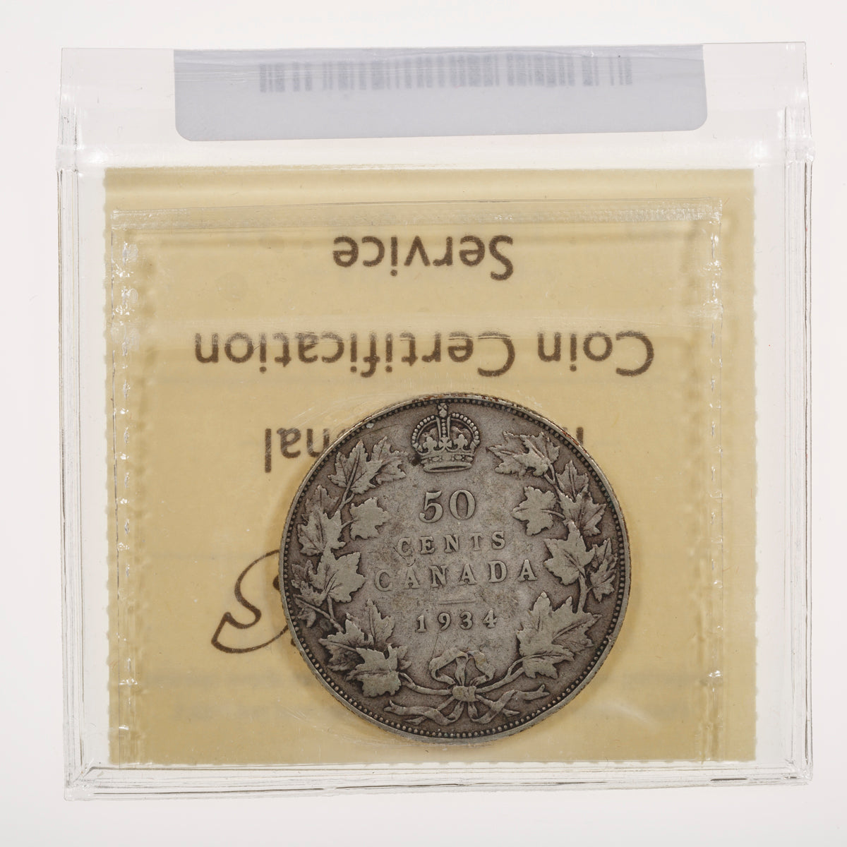 50 Cent 1934 ICCS VG-8