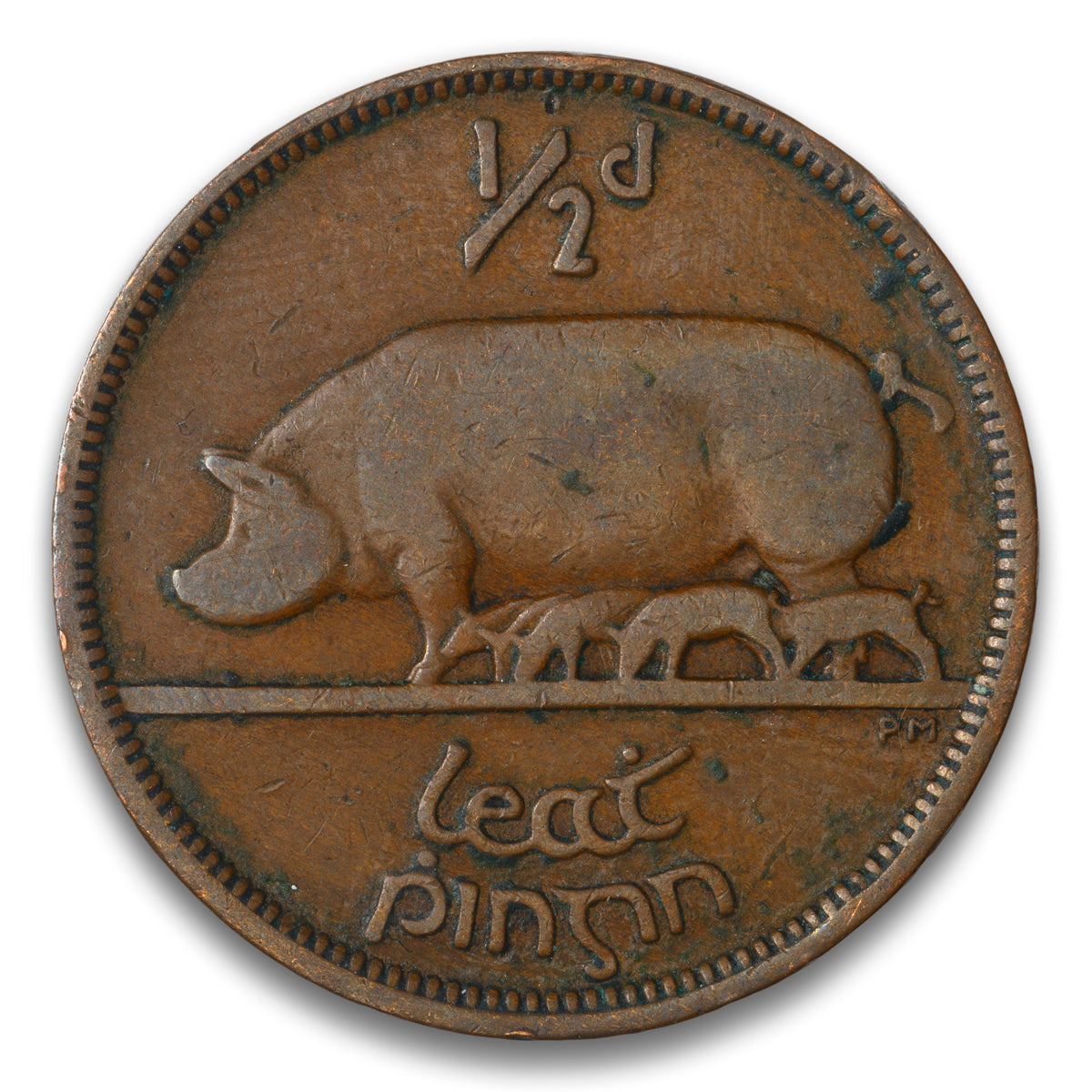 Ireland Base 1/2 Penny 1928