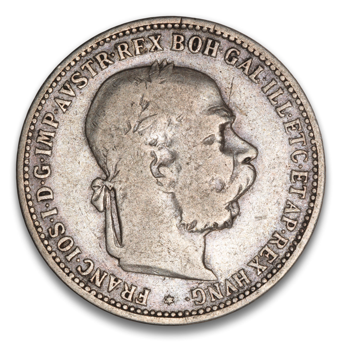 Austria Silver 1 Corona 1893