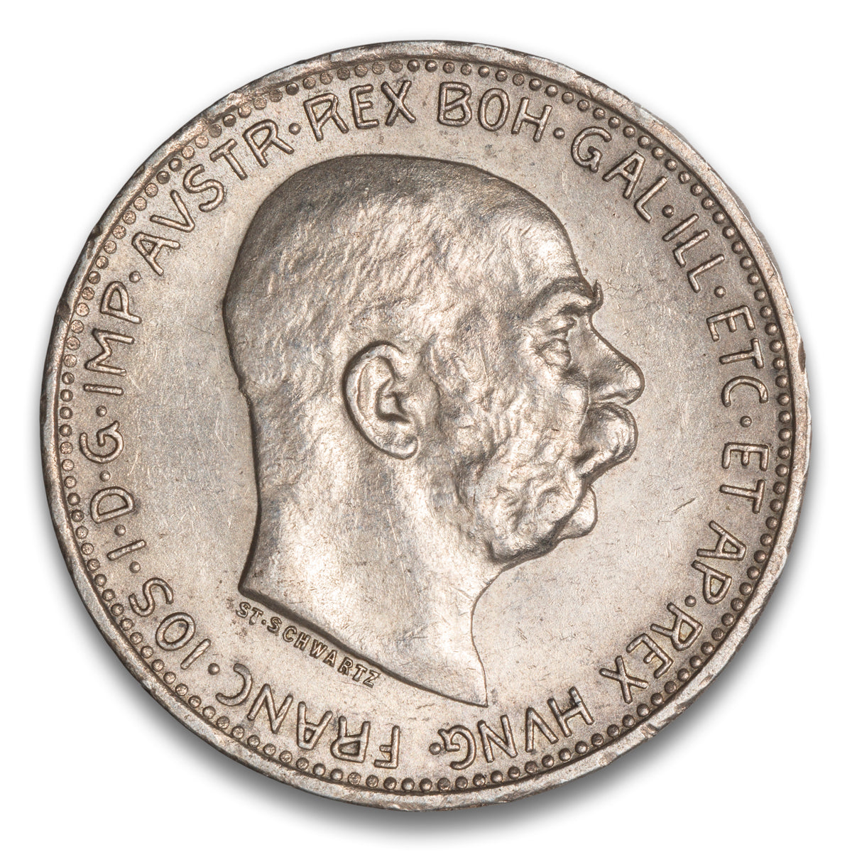 Austria Silver 1 Corona 1912