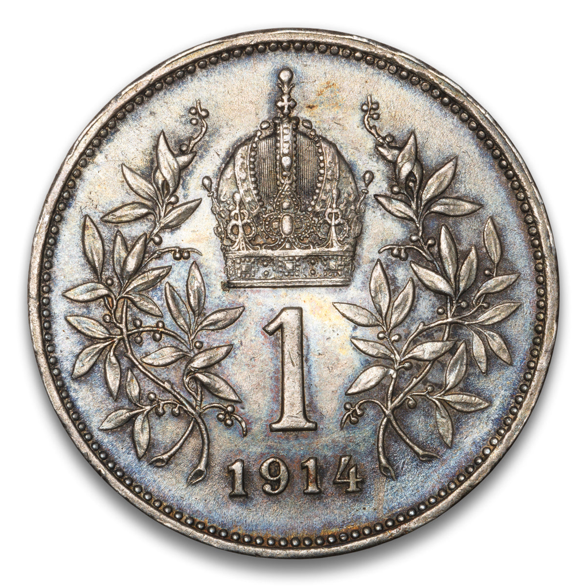 Austria Silver 1 Corona 1914