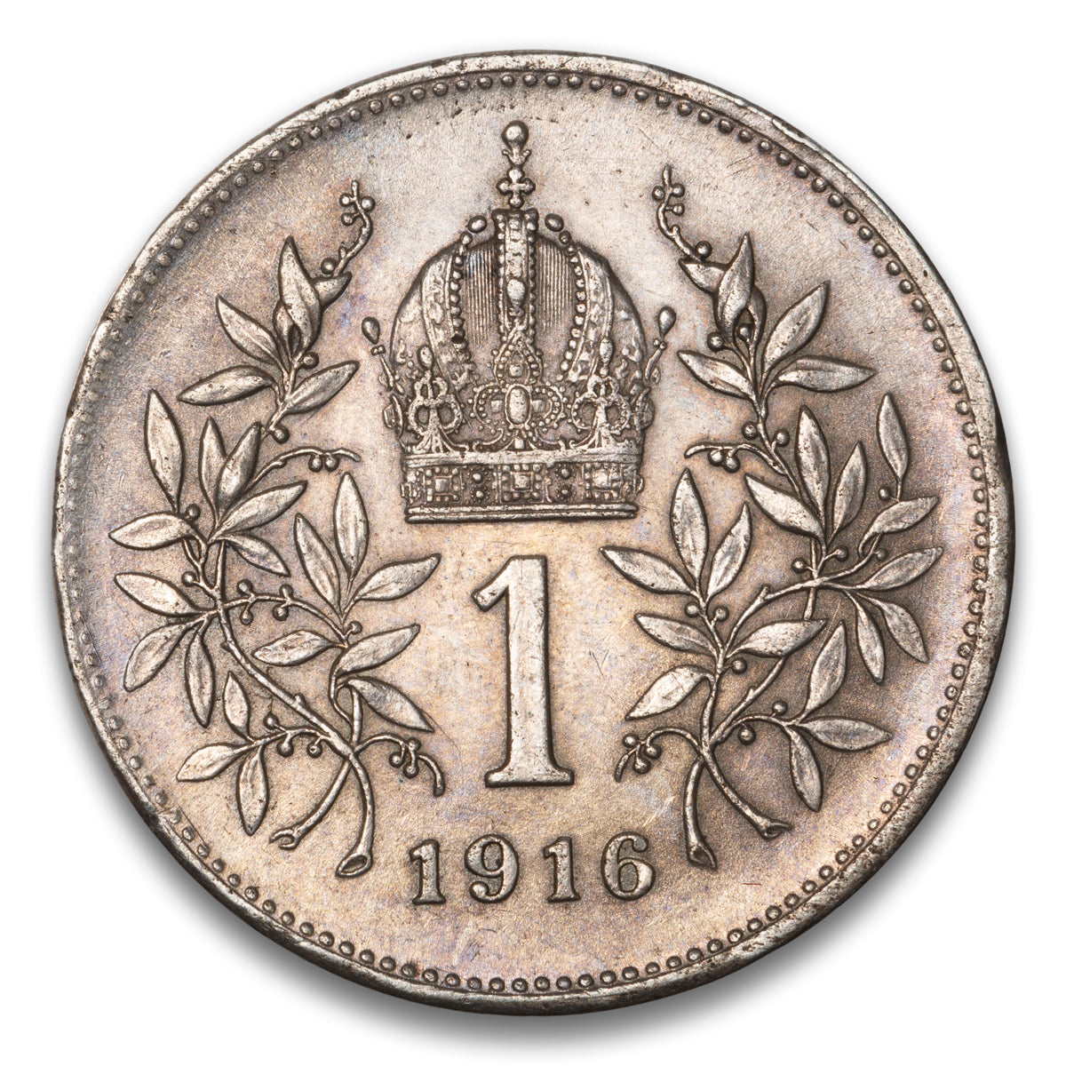 Austria Silver 1 Corona 1916