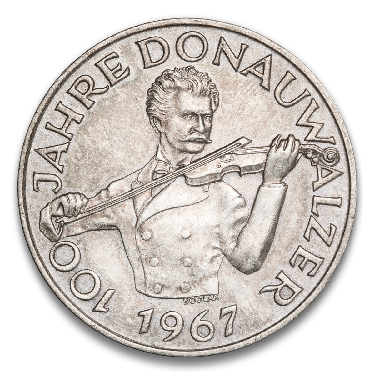 Austria Silver 50 Schilling 1967