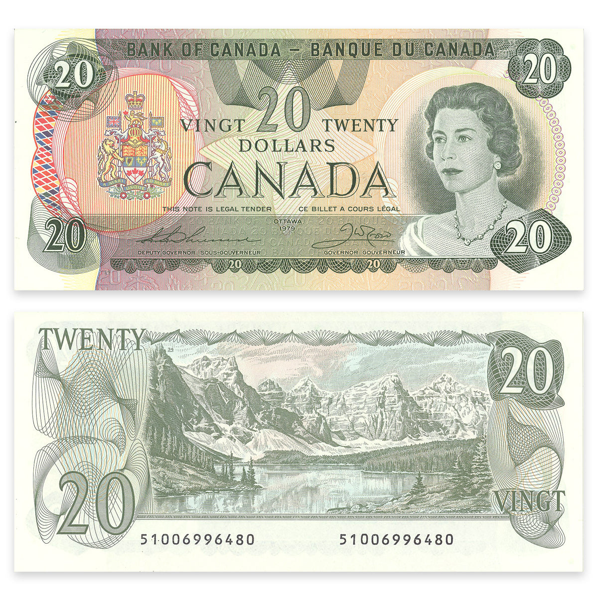 $20 1979 BC-54cA Replacement Thiessen-Crow CUNC-63