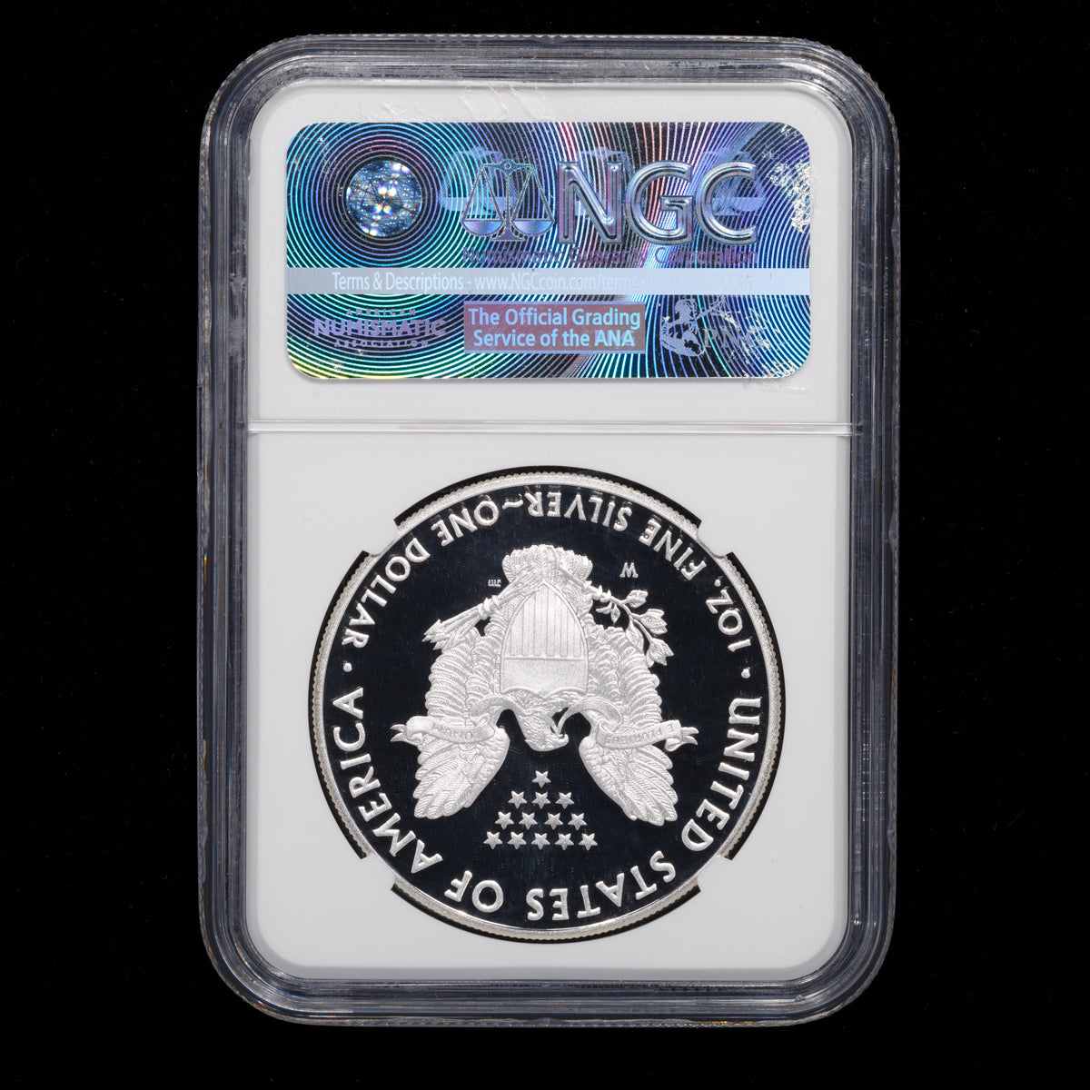 US 1oz .999 Fine Silver $1 Eagle: 2017 W PR-70 Ultra Cameo