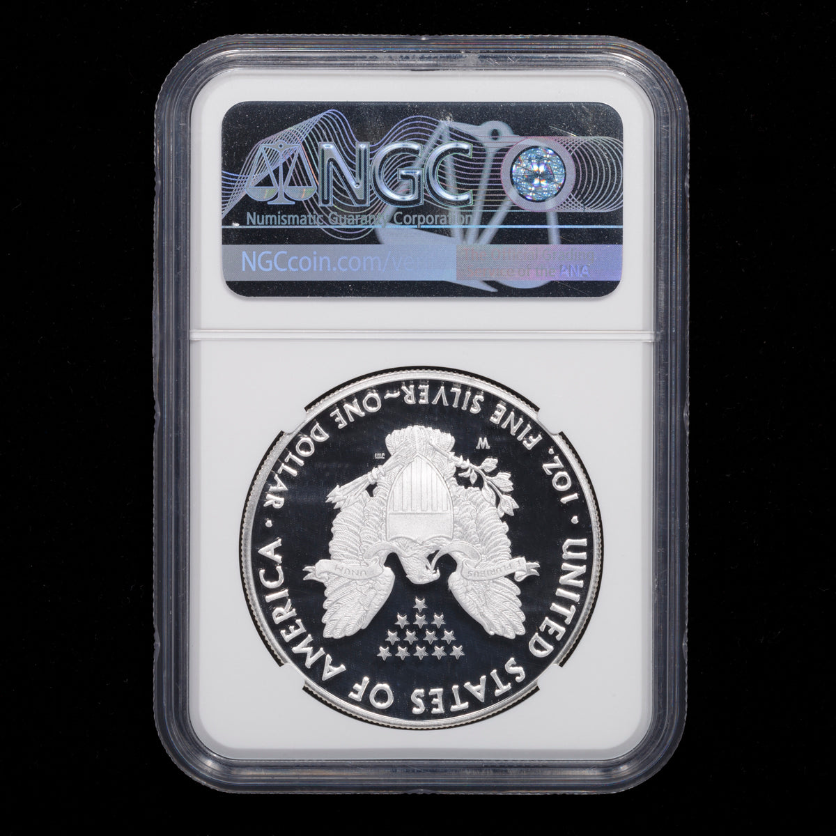 US 1oz .999 Fine Silver $1 Eagle: T1 Edmund Moy Signature 2021 W PR-70 Ultra Cameo