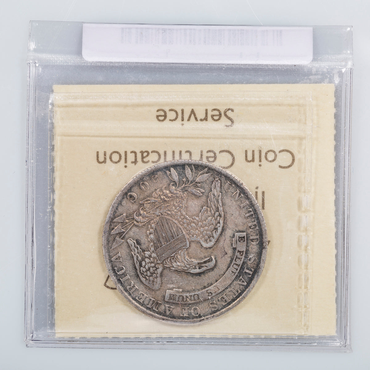 US 50 Cent 1835 Capped Bust Lettered Edge ICCS EF-40