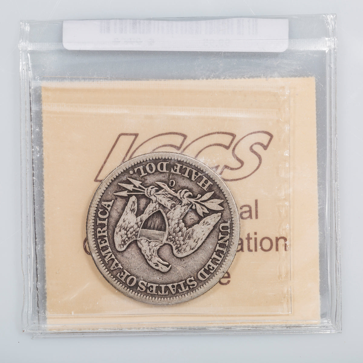 US 50 Cent 1858O Seated ICCS VF-20