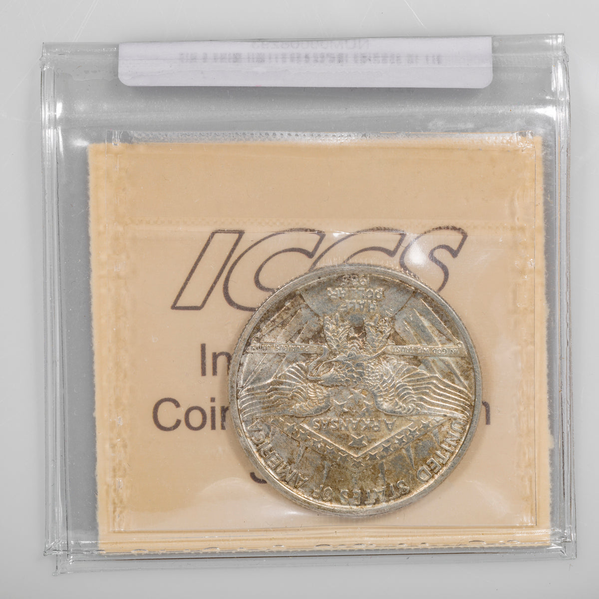US 50 Cent 1935 Arkansas Centennial Commemorative ICCS MS-64