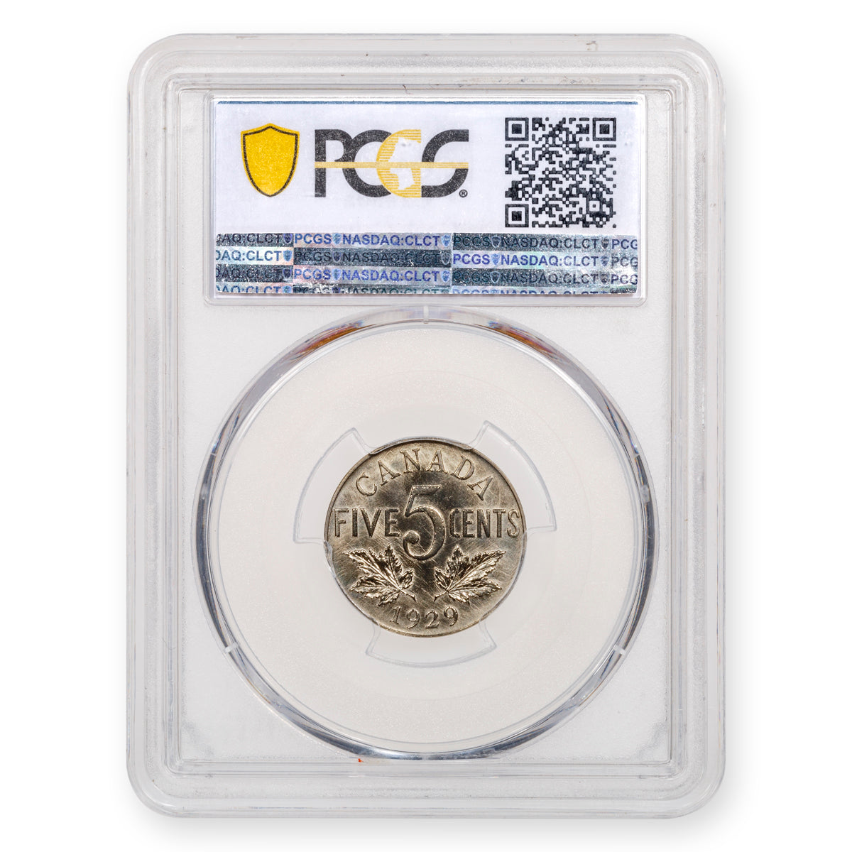 5 Cent 1929 Cook Collection PCGS SP-65