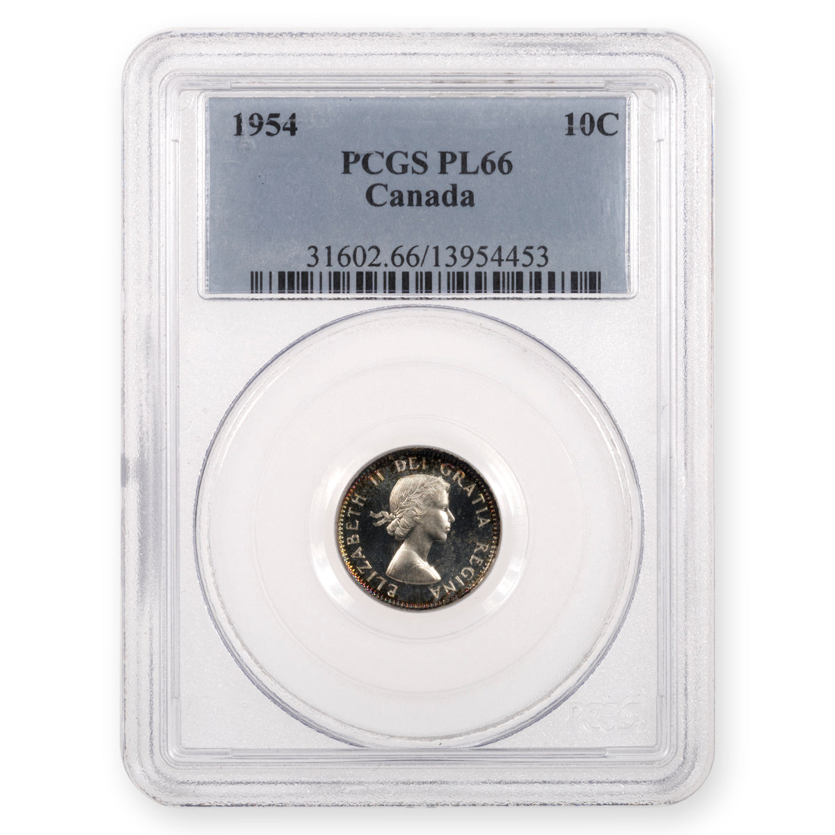 10 Cent 1954 PCGS PL-66