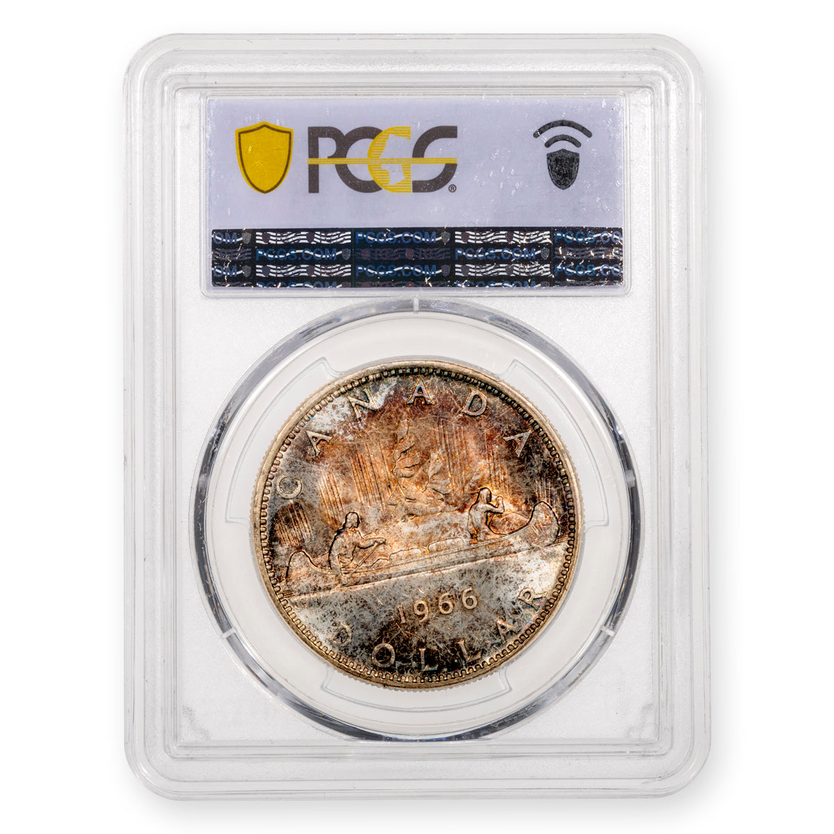 $1 1966 Large Beads PCGS MS-65