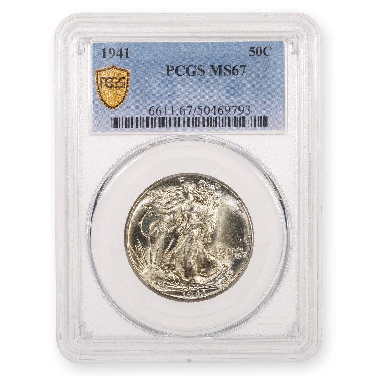 50 Cent 1941 PCGS MS-67