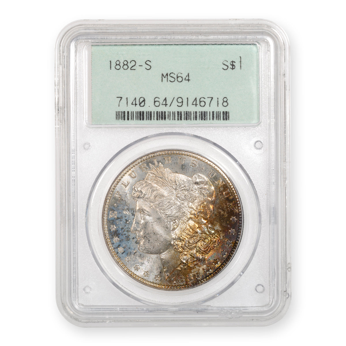 $1 1882S PCGS MS-64