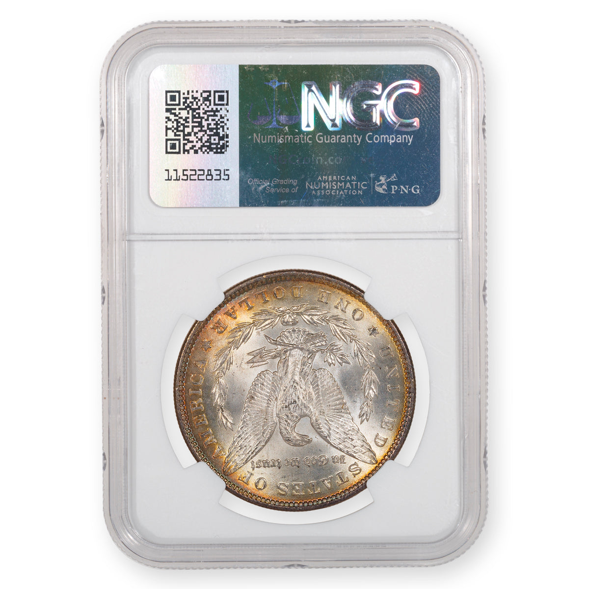 $1 1889 NGC MS-64