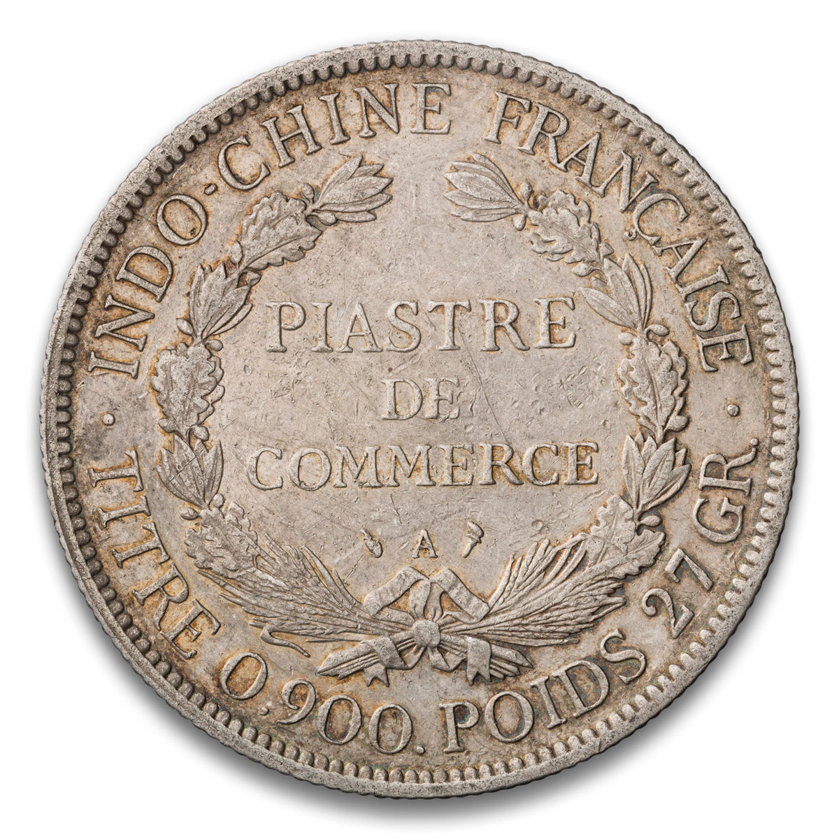 French Indo-China Silver 1 Piastre 1898 A