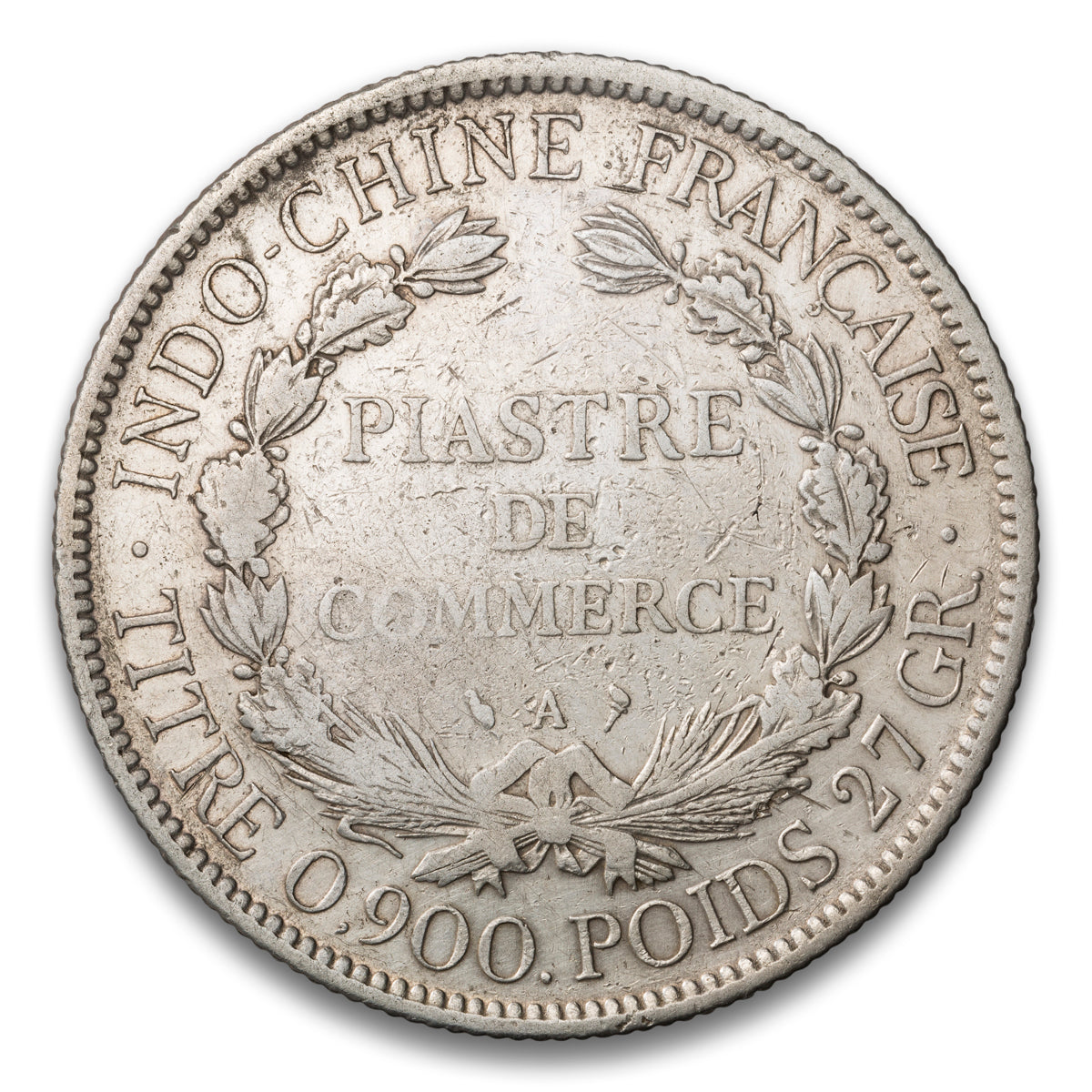 French Indo-China Silver 1 Piastre 1900 A