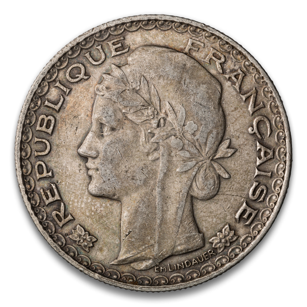 French Indo-China Silver 1 Piastre 1931