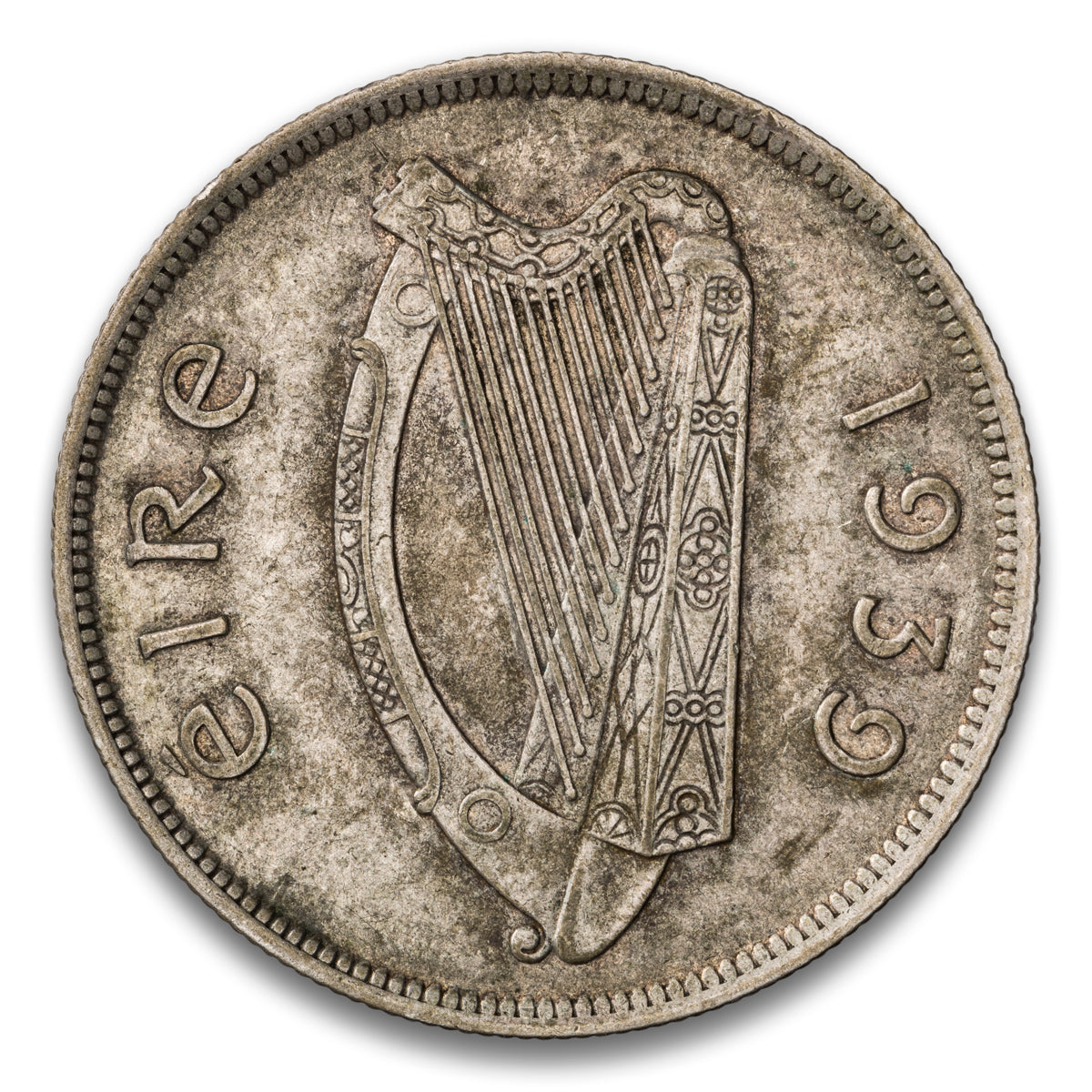 Ireland Silver 1/2 Crown 1939