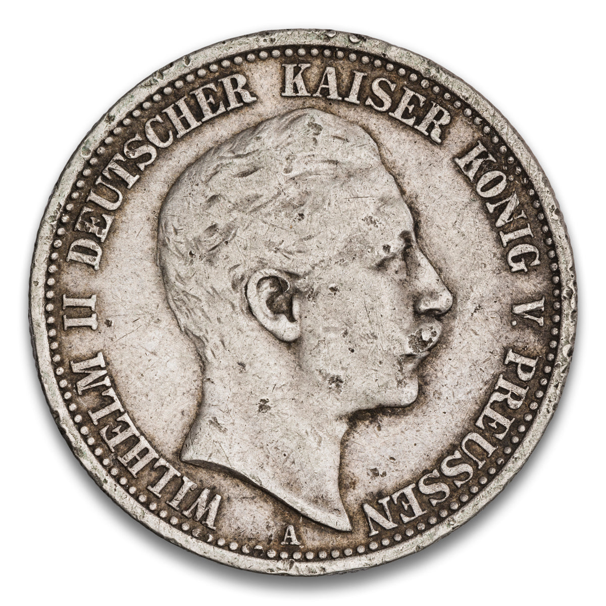 Prussia - German State Silver 2 Mark 1907 A
