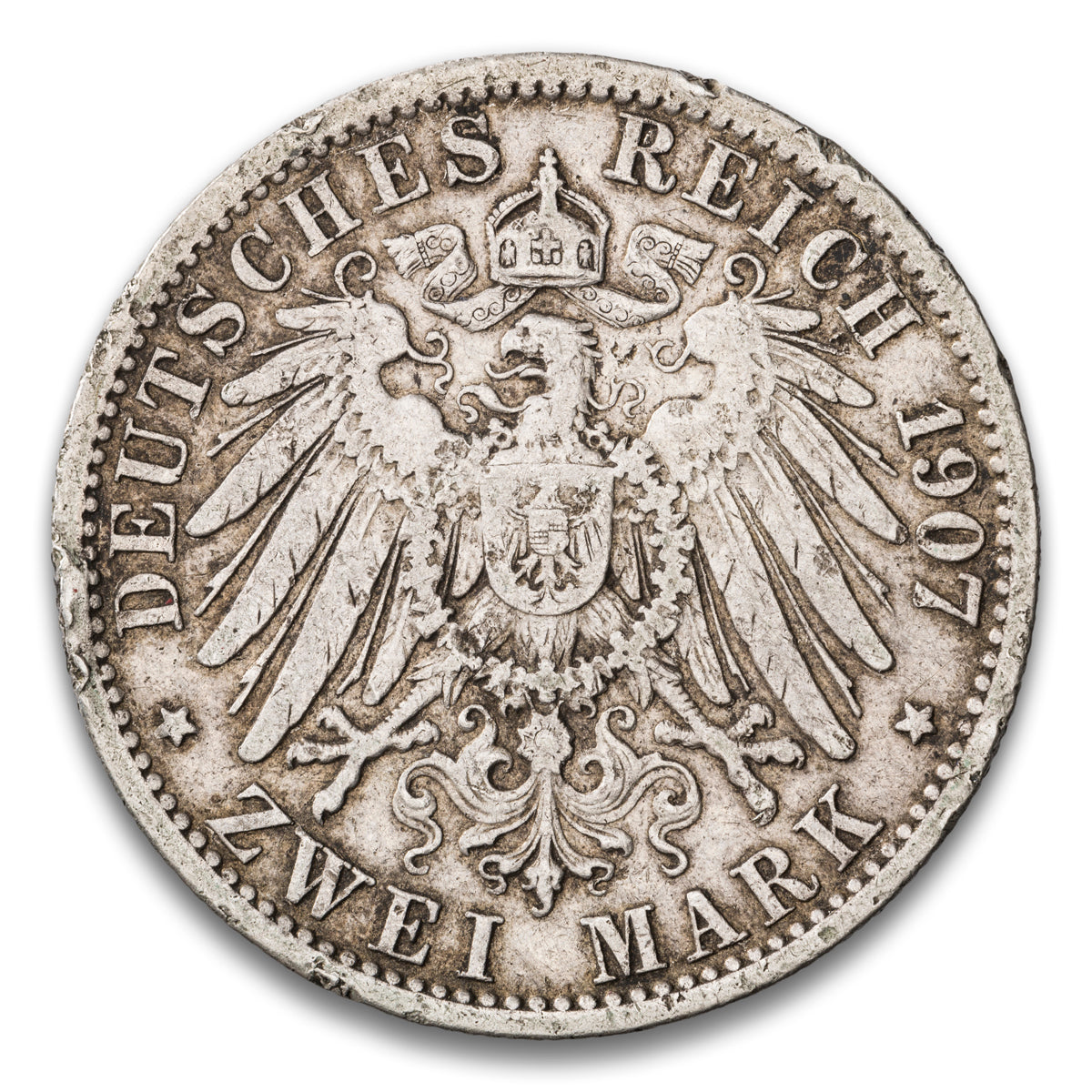 Prussia - German State Silver 2 Mark 1907 A