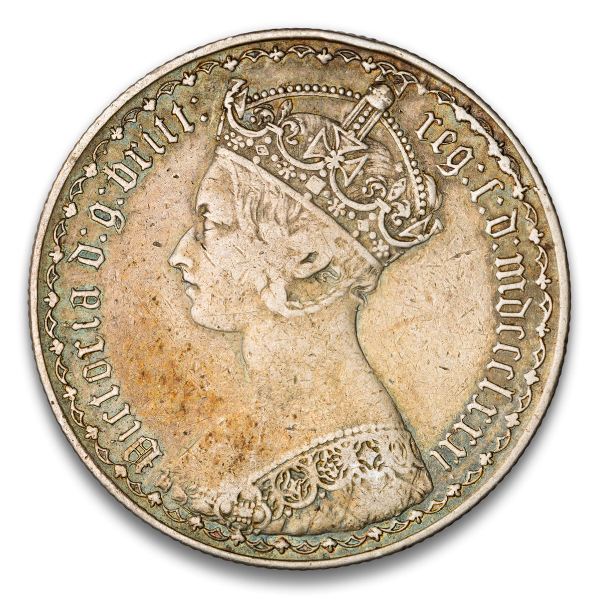 Great Britain Silver 1 Florin 1881