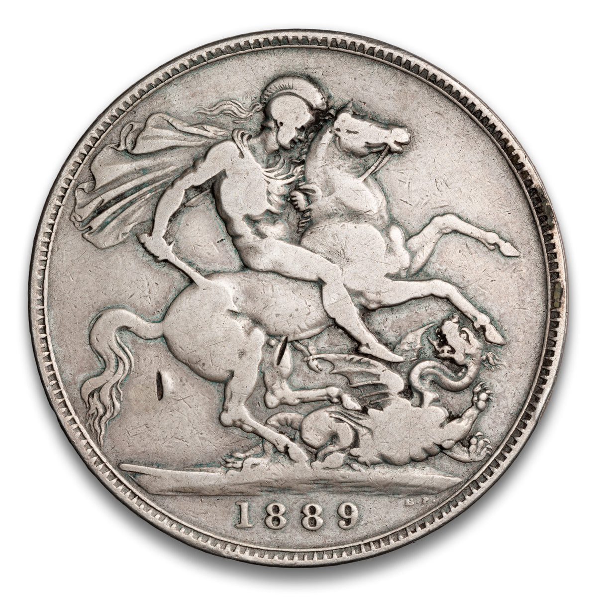 Great Britain Silver 1 Crown 1889