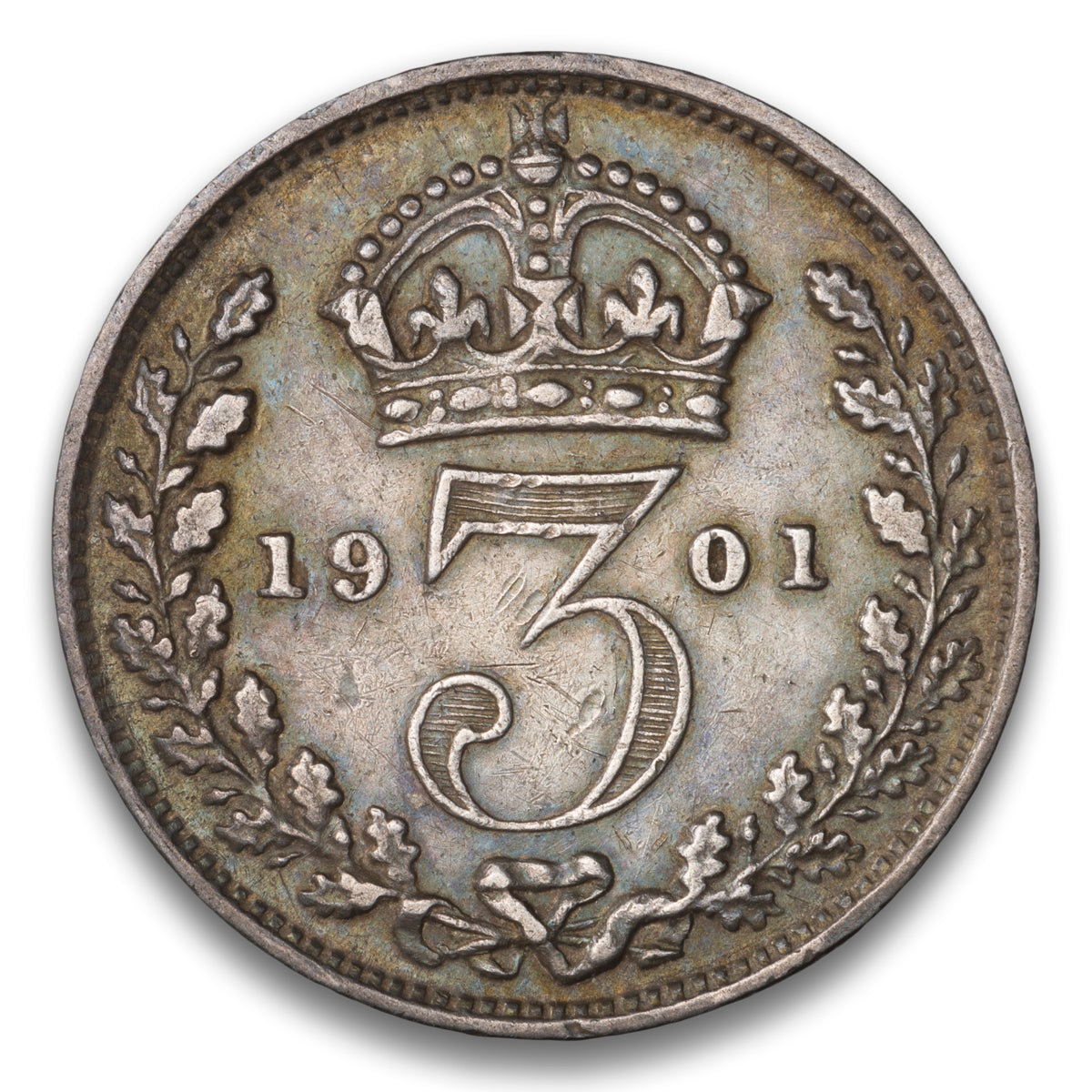 Great Britain Silver 3 Pence 1901