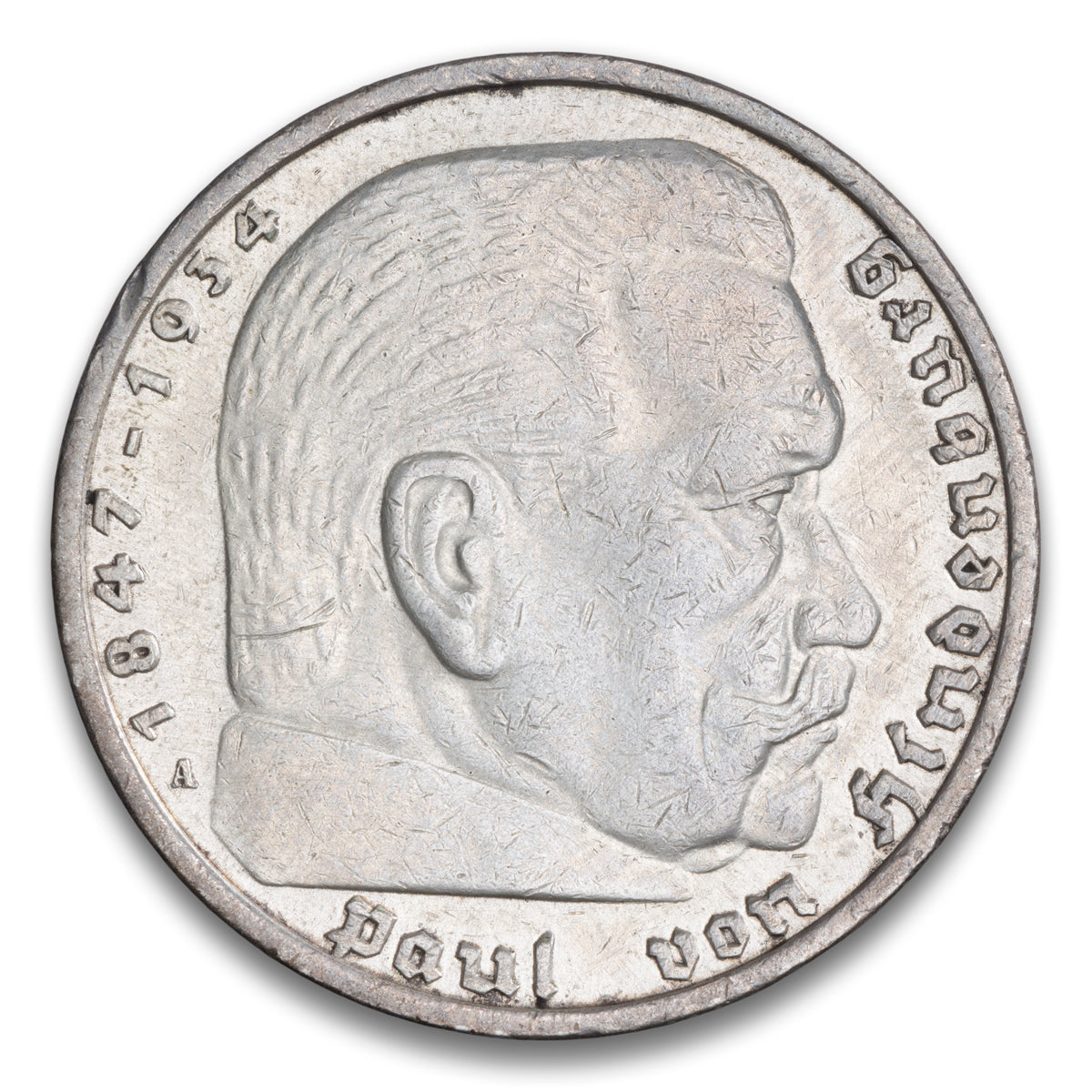 Germany Silver 5 Reichsmark 1936 A