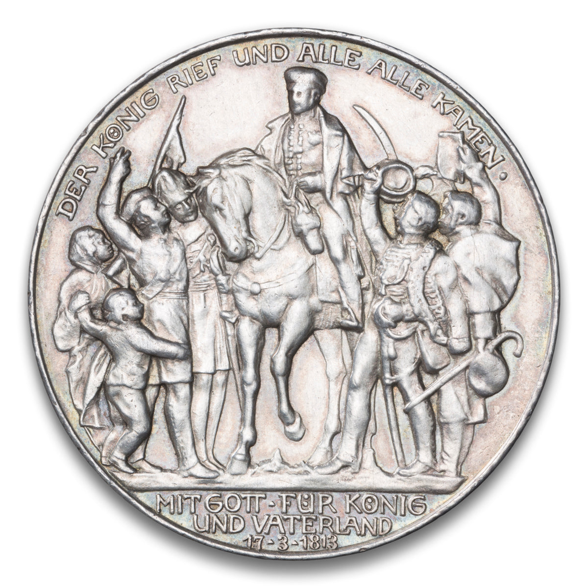 Prussia - German State Silver 3 Mark 1913 A