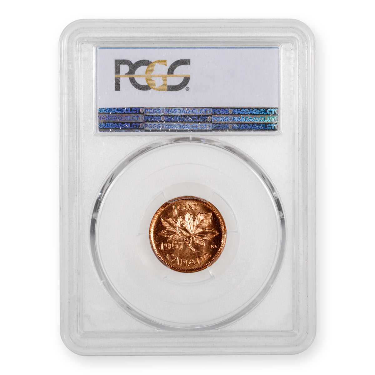 1 Cent 1957 PCGS MS-66 RD