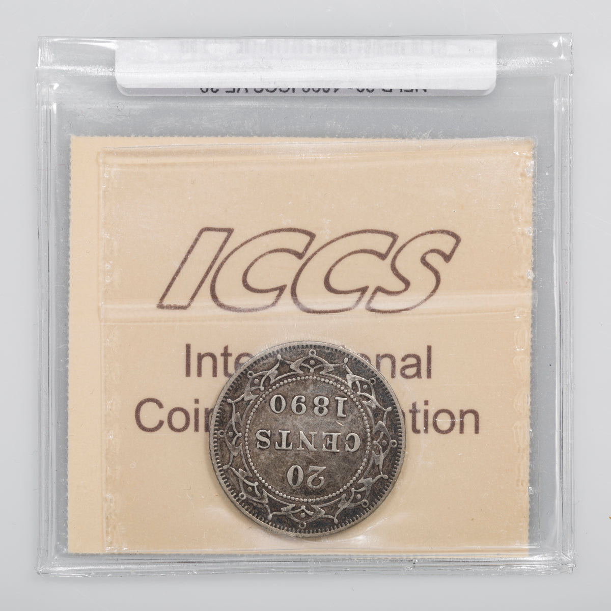 NFLD 20 Cent 1890 ICCS VF-30