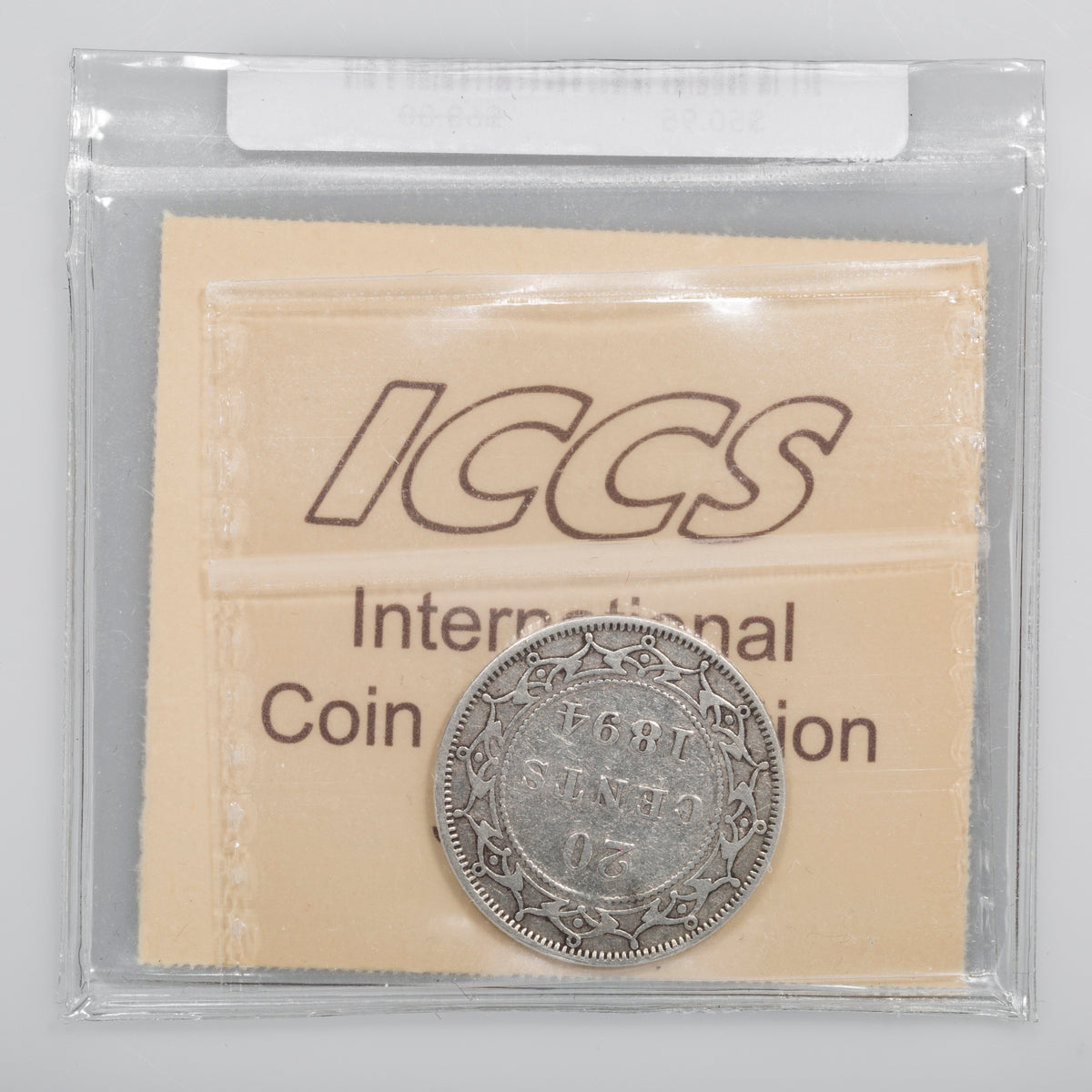 NFLD 20 Cent 1894 Obverse 1 ICCS VF-20