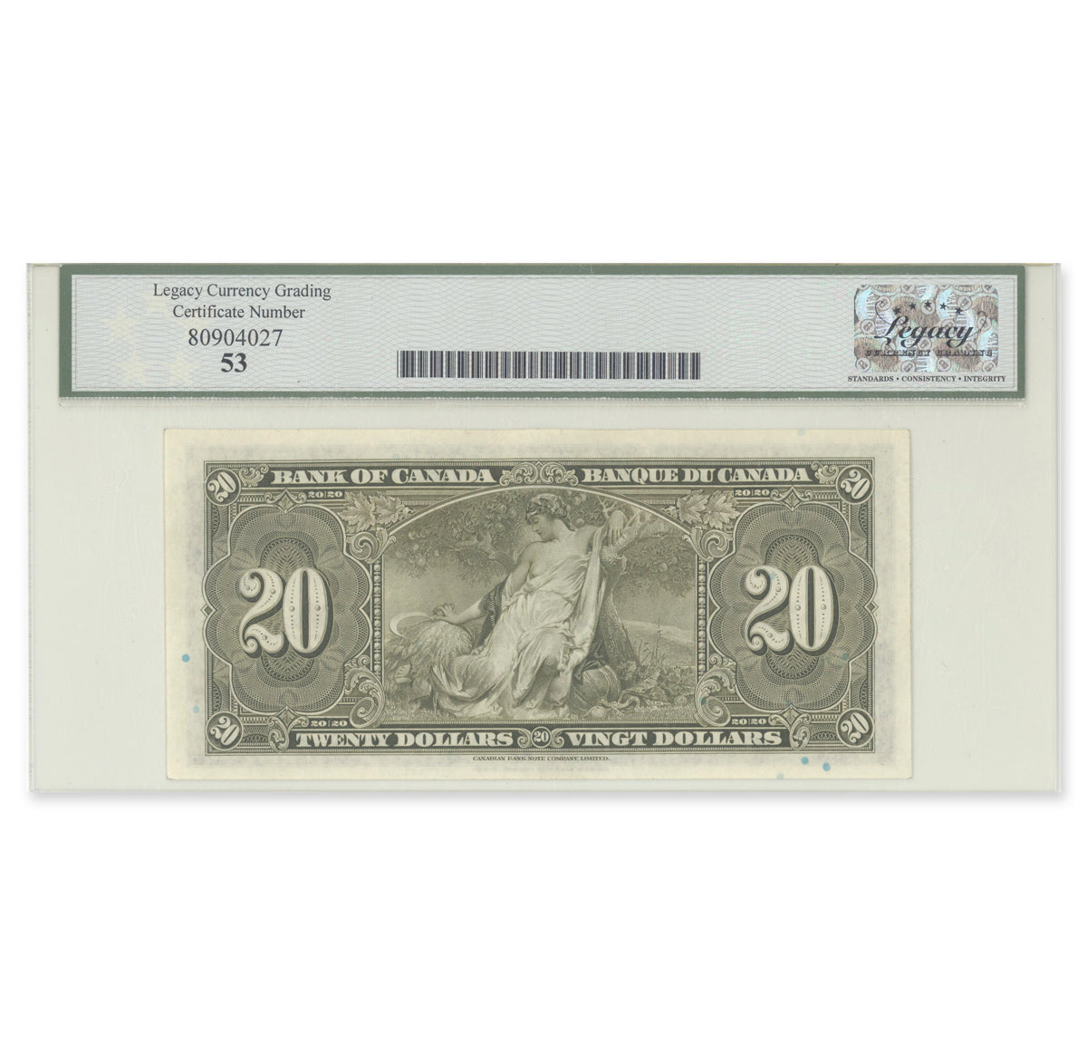 $20 1937 BC-25a Osborne-Towers Prefix A/E Legacy AU-53