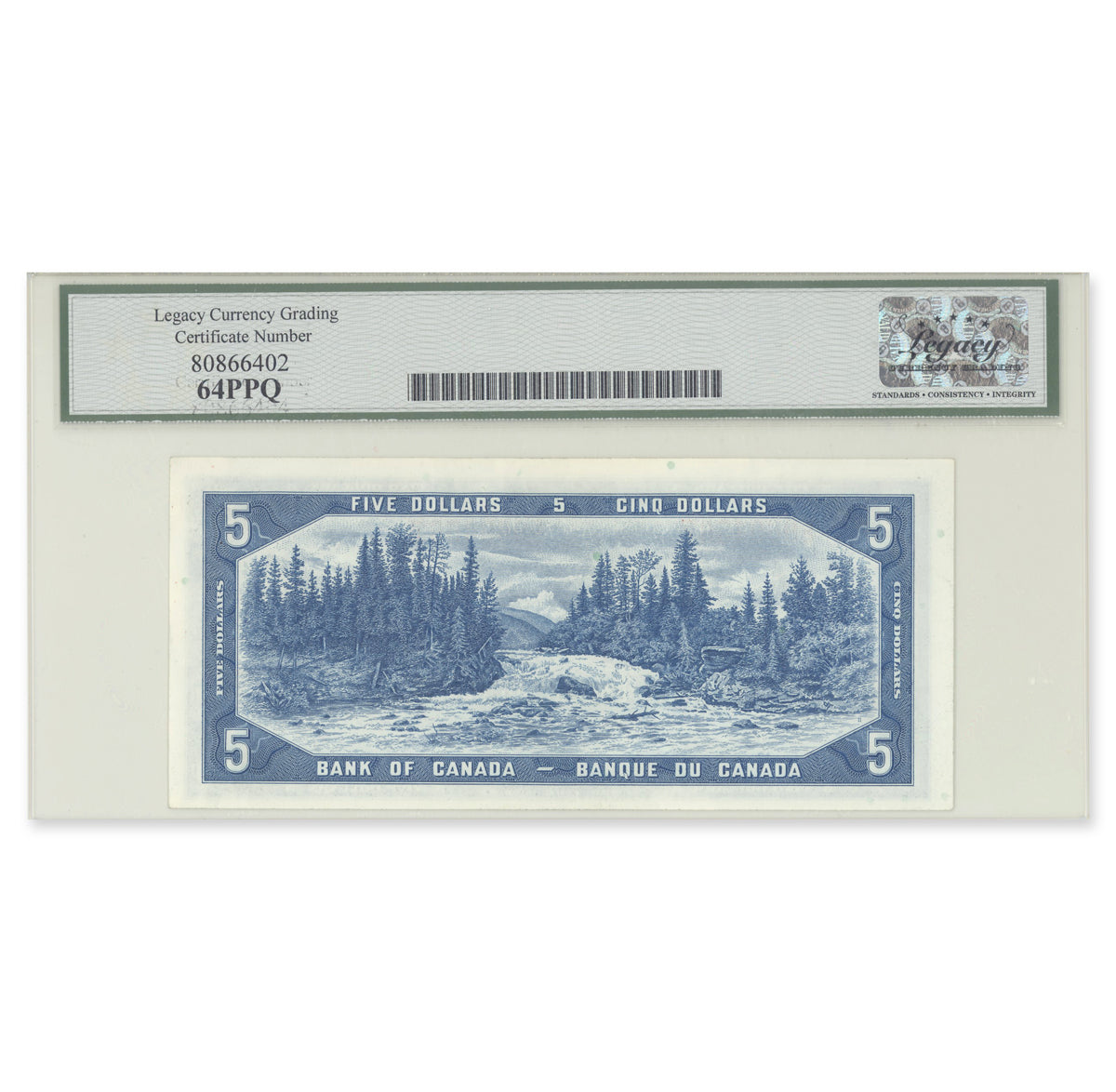 $5 1954 Devil's Face Series BC-31b Beattie-Coyne Prefix F/C Legacy CUNC-64 PPQ